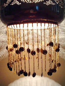 BR26 Handmade Filigrain Art Brass Egyptian Hanging/Pendant Lamp Shade Lampshade