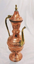 Load image into Gallery viewer, BM3 Vintage Reproduction Ottoman Brass Copper Pitcher, Made in Egypt