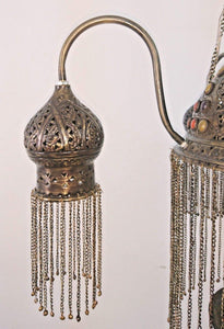 BR264 4 Shades Moroccan Jeweled Pendant Light/Lamp Chandelier