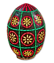 Load image into Gallery viewer, B127R Handcrafted Colored Glass Egg Mosaic Night Table/Pendant Lamp