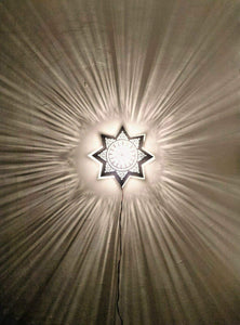 BM20 14" Dia Moroccan Star Flush Ceiling LED Light Fixture Chandelier/Wall Sconce