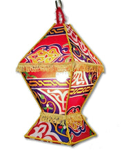 Load image into Gallery viewer, AA100 Ramadan Decoration Egyptian Square Fabric Table LED Kids Fanous Lantern