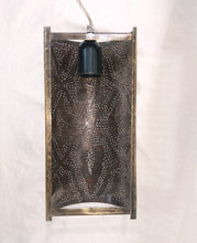 Load image into Gallery viewer, BR339 Handmade Moroccan Cylinder Brass Wall Decor Sconce