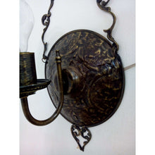 Load image into Gallery viewer, BR200M Unique Antique Reproduction Brass Wall Sconce with Bulb Screen