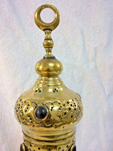 Load image into Gallery viewer, BR50M Handmade Brass Table Lamp Incense Burner Candle Holder