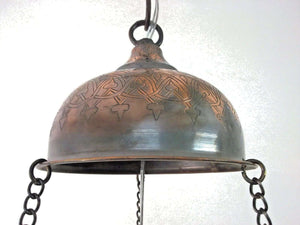 B76 Antique Vintage Reproduction Islamic Mamluk Large Hanging Ball Lamp