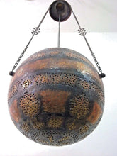 Load image into Gallery viewer, B76 Antique Vintage Reproduction Islamic Mamluk Large Hanging Ball Lamp