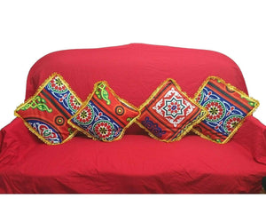 AA106 Ramadan Decor Egypt Tent Fabric- Pillow Cases/Covers & Table Cloth Set