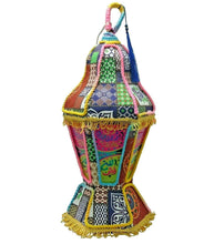 Load image into Gallery viewer, AA124 Egyptian RAMADAN Decoration Eid khayamiya Textile Floor Hanging Lantern