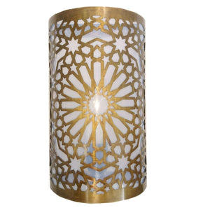 B298 Awesome Arabian Oriental Handmade Brass Wall Decor LED Light Sconce