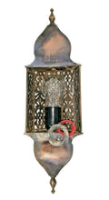 Load image into Gallery viewer, BR145W Nice Handmade Moroccan Wall LED Sconce CAST Brass Scallop Pattern