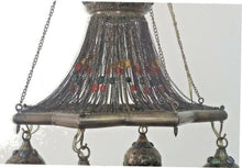 Load image into Gallery viewer, BR208 Vintage Reproduction Art Centerpiece Star Hanging Light Fixture/Chandelier