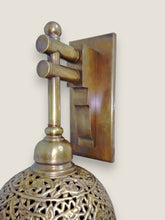 Load image into Gallery viewer, BR359 Exquisite Handmade Brass Moroccan Wall Sconce Luxury Ball Pendant Light