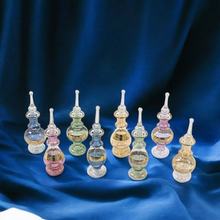 Load image into Gallery viewer, LW42/8 Vintage-Inspired Ornate Artisan Egyptian Perfume Bottles Vials Collection