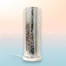 Load image into Gallery viewer, BM18 Silver Plated Oriental Steel Floor LampLED Night LightOn/Off Switch