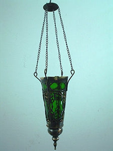 BR103 Elegant Ceiling Hall / Entrance Green Hanging Lamp / Plant Pot