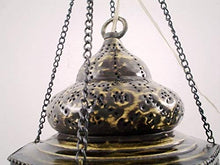Load image into Gallery viewer, BR195 Vintage Reproduction Islamic Hand-Drilled Hand-Engraved Hanging Lantern