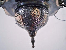 Load image into Gallery viewer, BR102 Unique Pendant Moroccan Art Swag Metal/Brass Lamp