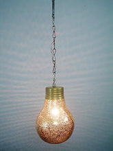 Load image into Gallery viewer, B125 New Contemporary Shiny Brass Filigrain Bulb Pendant Hanging Lamp
