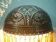 Load image into Gallery viewer, BR284 Handcrafted Brass Quarter Ball Sconce Washer Lamp With Mouth Blown Tears