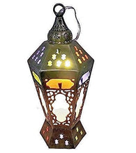 Load image into Gallery viewer, BR314 Cast Brass Classic Egyptian Ramadan Fanous Lamp Lantern