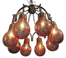 Load image into Gallery viewer, BR285 Unique Brass Fruits Round Chandelier/Pendant Lighting
