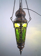 Load image into Gallery viewer, BR103 Elegant Ceiling Hall / Entrance Green Hanging Lamp / Plant Pot