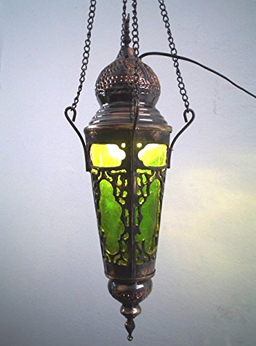 BR103 Elegant Ceiling Hall / Entrance Green Hanging Lamp / Plant Pot