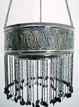 Load image into Gallery viewer, BR76 UNIQUE Handmade Arabic Ring Chandelier / Lampshade With Pendants