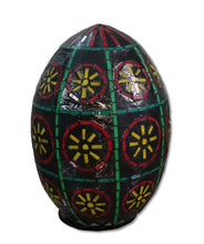 Load image into Gallery viewer, B127R Handcrafted Colored Glass Egg Mosaic Night Table/Pendant Lamp