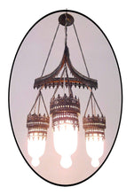 Load image into Gallery viewer, BR135M (3 in 1) Art Deco Frosted White Glass Triple Lampshade Chandelier