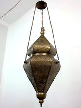 Load image into Gallery viewer, BR261 Antique Style Large Hand-drilled Mosaic Pendant Lamp/Lantern