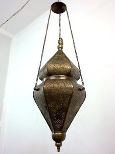 BR261 Antique Style Large Hand-drilled Mosaic Pendant Lamp/Lantern