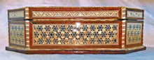 Load image into Gallery viewer, J70 Gorgeous Mother of Pearl Mosaic Trinket Octagonal Egyptian Chest Jewelry Box