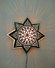 Load image into Gallery viewer, BM20 14&quot; Dia Moroccan Star Flush Ceiling LED Light Fixture Chandelier/Wall Sconce