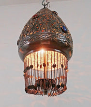 Load image into Gallery viewer, BR413 Oriental Jeweled Pendant Art Moroccan Globe Lampshade Chandelier