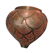 Load image into Gallery viewer, BM8 Conical Heart Shaped Mosaic Filigrain Wall Decor Brass Sconce/Lamp
