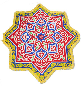 AA106 Ramadan Decor Egypt Tent Fabric- Pillow Cases/Covers & Table Cloth Set