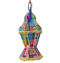 Load image into Gallery viewer, AA124 Egyptian RAMADAN Decoration Eid khayamiya Textile Floor Hanging Lantern