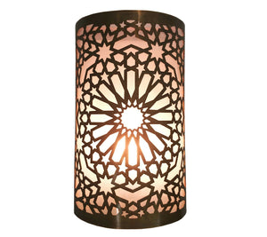 B298 Awesome Arabian Oriental Handmade Brass Wall Decor LED Light Sconce