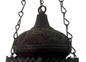 BR267 Handmade Antique Style Arabic Art Hanging Brass Lamp/Lantern