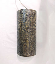 Load image into Gallery viewer, BR339 Handmade Moroccan Cylinder Brass Wall Decor Sconce