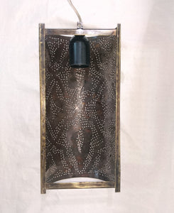 BR339 Handmade Moroccan Cylinder Brass Wall Decor Sconce